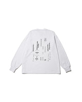 Fresh Service / AS×FS CORPORATE L/S TEE “BOOK STACK” - WHITE