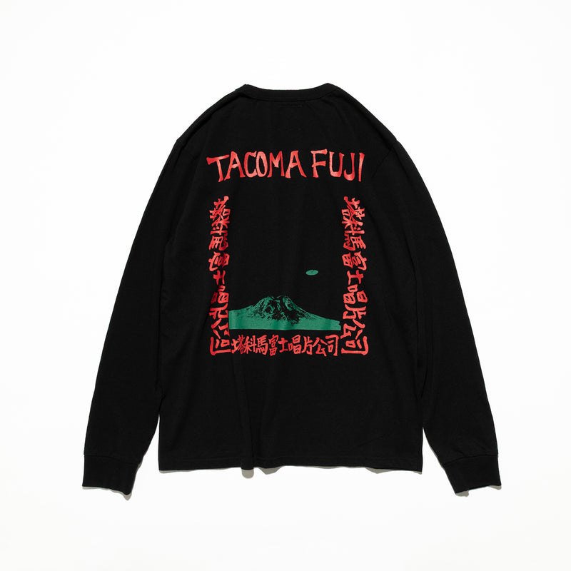 TACOMA FUJI RECORDS /  LIVE AT FILLMORE!? LS Tee designed by Hirohisa Yokoyama-Black
