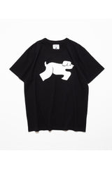 TACOMA FUJI RECORDS / SHAGGY DOG Tee designed by Yachiyo Katsuyama - Black