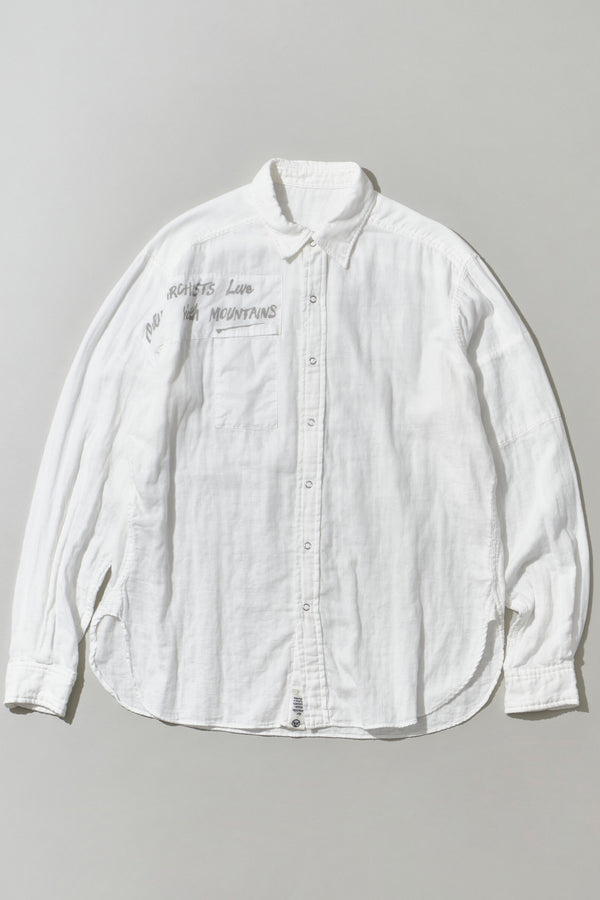 Mountain Research / AM Shirt-White