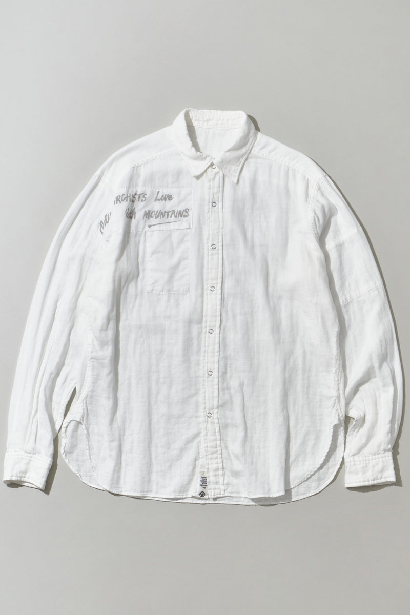 Mountain Research / AM Shirt-White