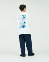 AS×FS / Corporate L/S Tee "COMIC" - White