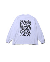 AS×FS / Corporate L/S Tee "PUBLISHING" - White