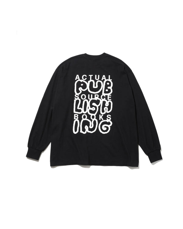 AS×FS / Corporate L/S Tee "PUBLISHING" - Black