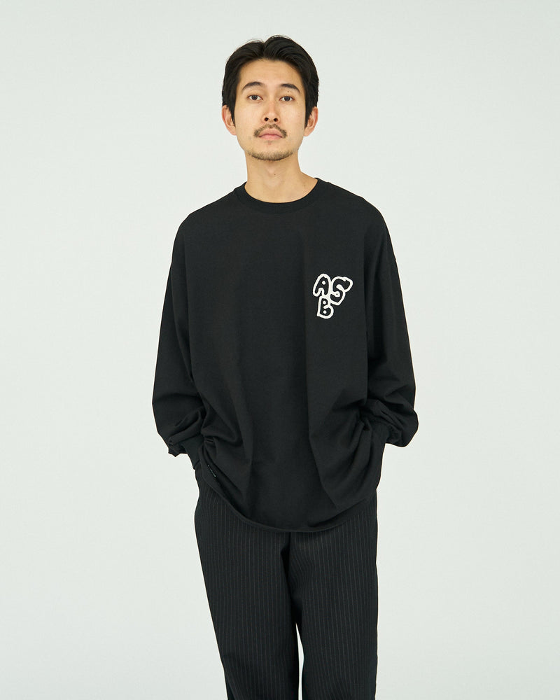 AS×FS / Corporate L/S Tee "PUBLISHING" - Black