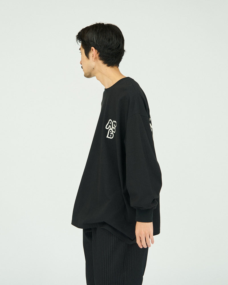 AS×FS / Corporate L/S Tee "PUBLISHING" - Black