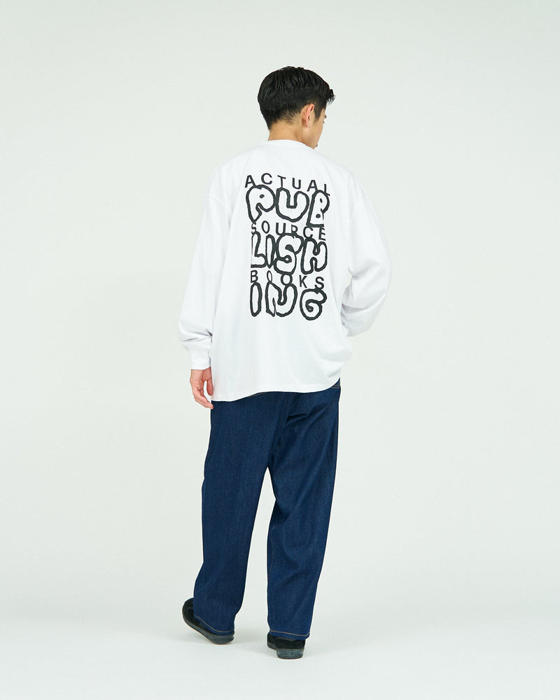 AS×FS / Corporate L/S Tee "PUBLISHING" - White