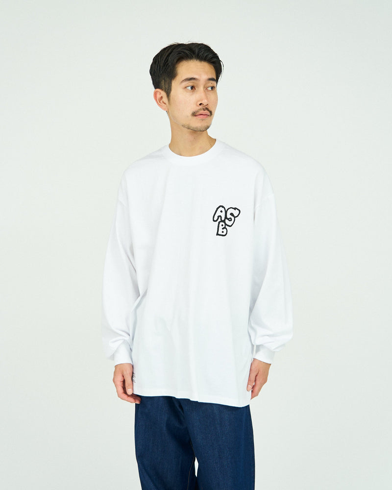 AS×FS / Corporate L/S Tee "PUBLISHING" - White