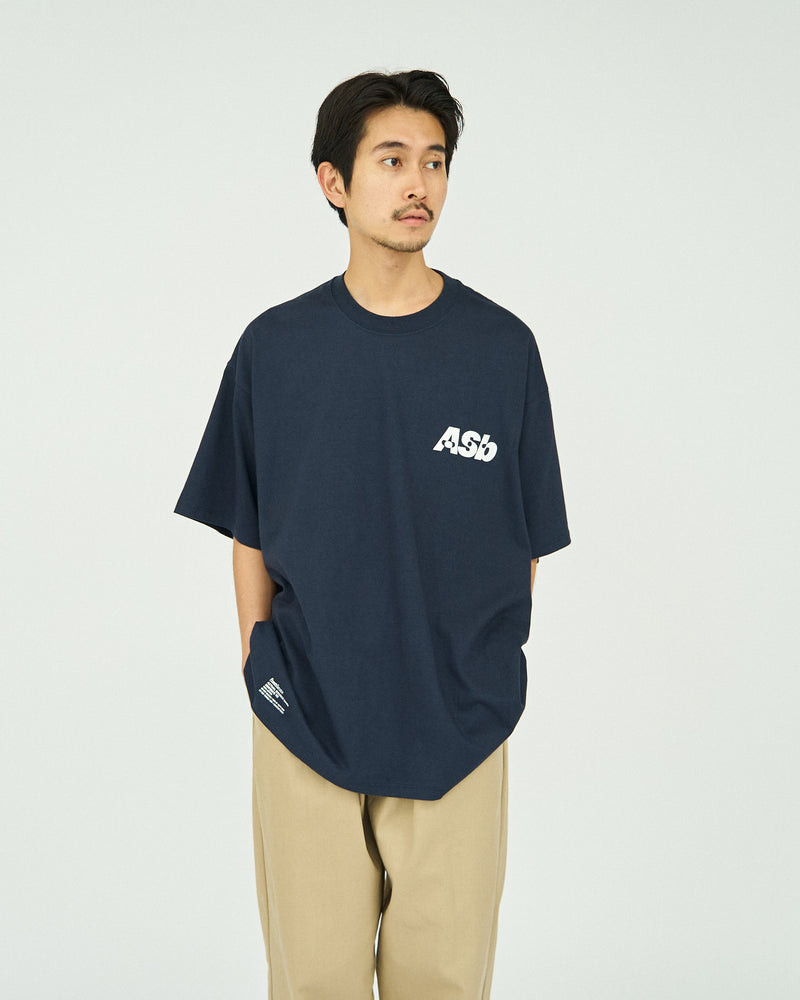 AS×FS / Corporate S/S Tee "Asb" - Navy