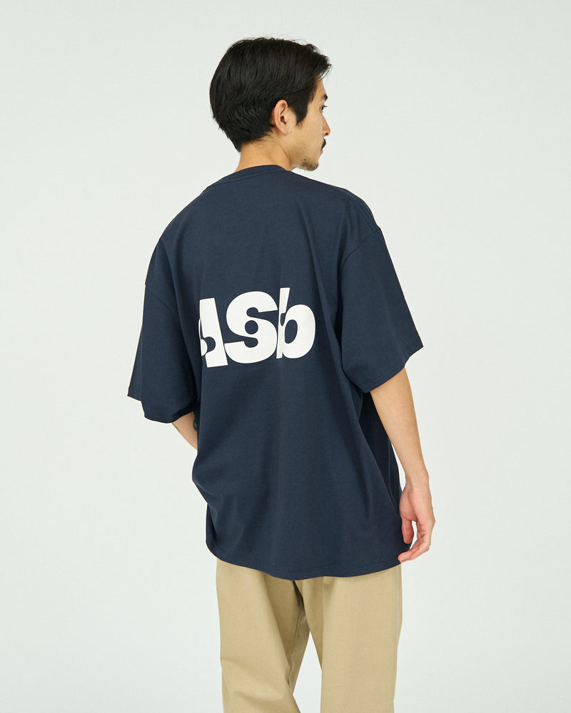 AS×FS / Corporate S/S Tee "Asb" - Navy