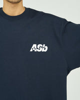 AS×FS / Corporate S/S Tee "Asb" - Navy