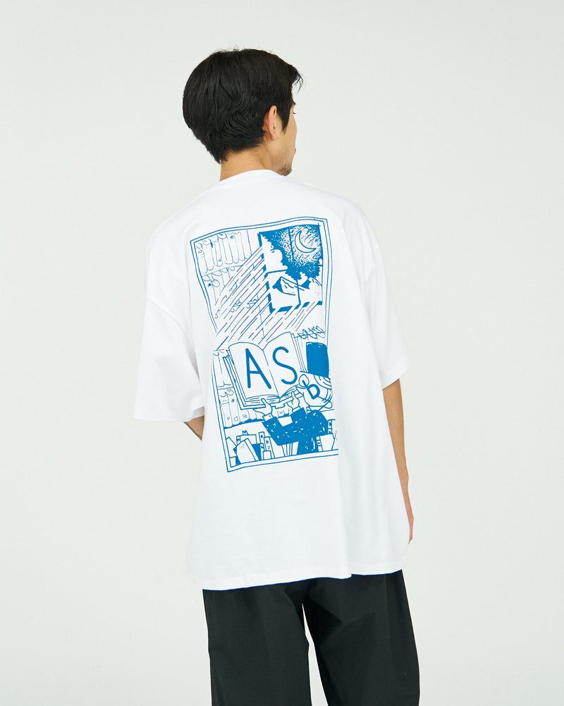 AS×FS / Corporate S/S Tee "COMIC" - White