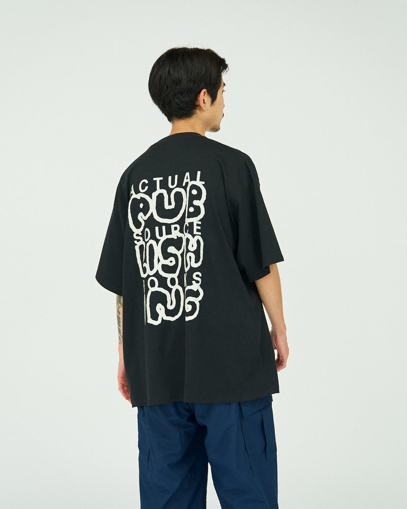 AS×FS / Corporate S/S Tee "PUBLISHING" - Black