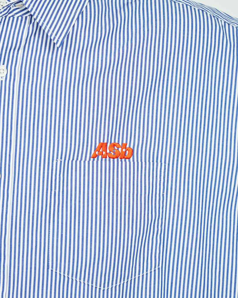 AS×FS / Corporate Uniform Shirt - Blue Stripe