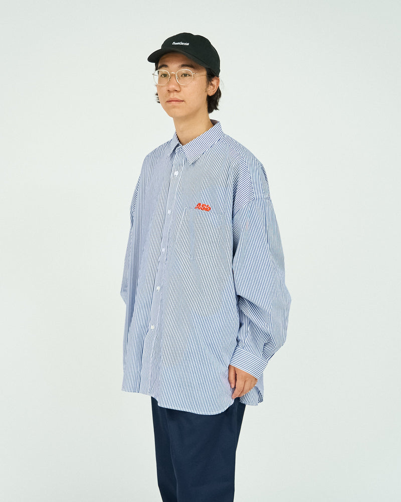 AS×FS / Corporate Uniform Shirt - Blue Stripe