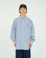 AS×FS / Corporate Uniform Shirt - Blue Stripe