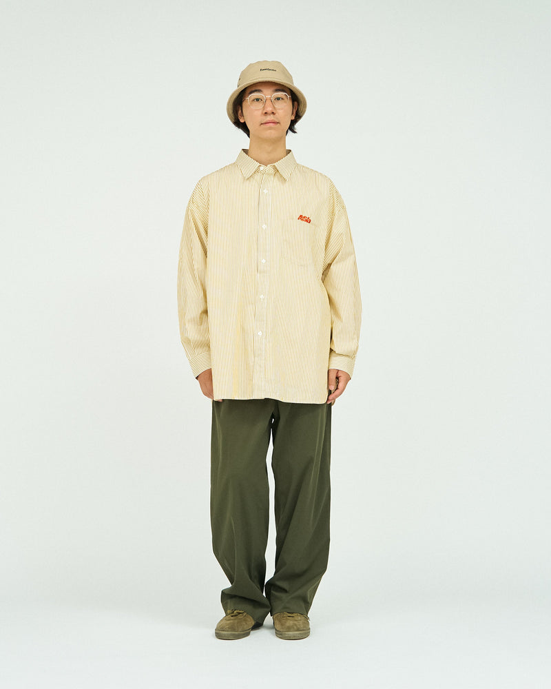 AS×FS / Corporate Uniform Shirt - Yellow Stripe