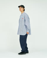 AS×FS / Corporate Uniform Shirt - Blue Stripe