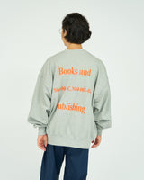 AS×FS / Light Oz Crew Neck Sweat "COLLEGE" - H.Gray