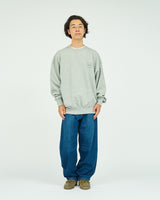 AS×FS / Light Oz Crew Neck Sweat "COMIC" - H.Gray