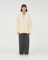 Fresh Service /  SHETLAND WOOL x SOLOTEX® TECH FISHERMAN ZIP-UP  - Ivory