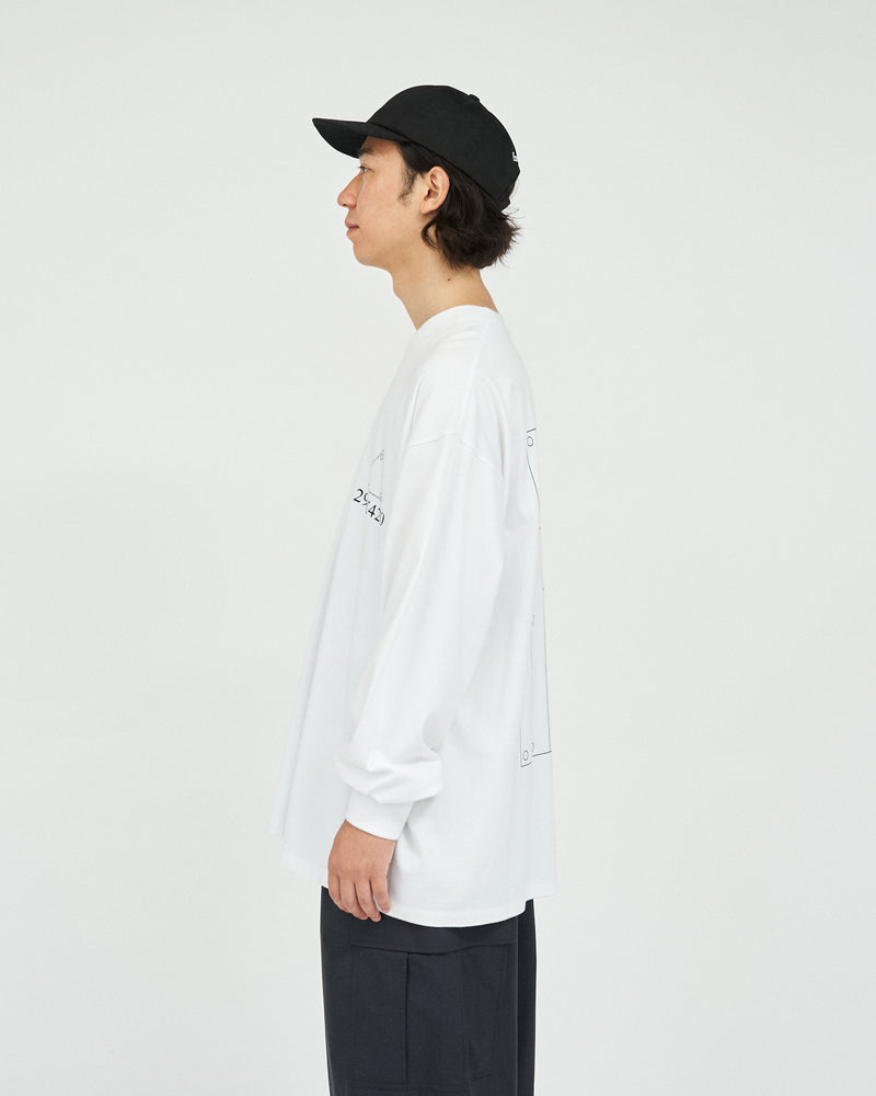 Fresh Service / AS×FS CORPORATE L/S TEE “A-SERIES” - WHITE