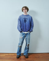 TODAY edition / PATCH MARK SWEATSHIRT - Navy
