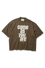 Mountain Research /Damage Tee "Come as you are" - Brown