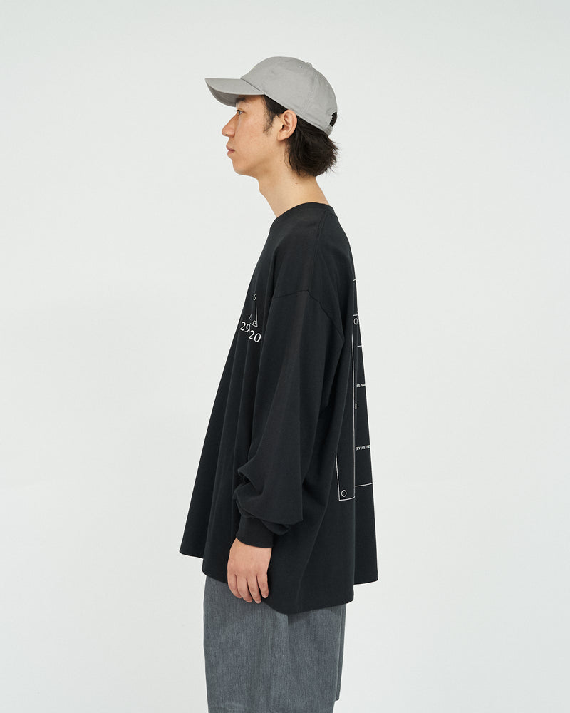 Fresh Service / AS×FS CORPORATE L/S TEE “A-SERIES” - BLACK