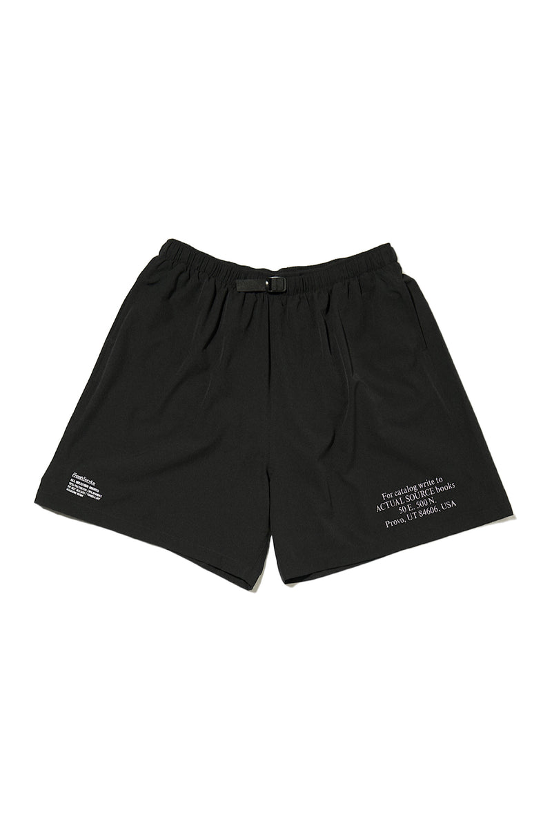 Fresh Service / AS×FS ALL WEATHER SHORTS "ADDRESS" - BLACK