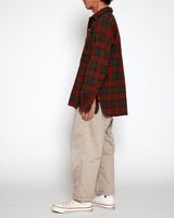 CORONA / W.C.W SHIRT PULLOVER / Red × Green