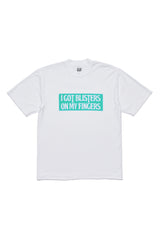 Riding Equipment Research / Logo Tee (MINE) - RER190/White*T.BLUE