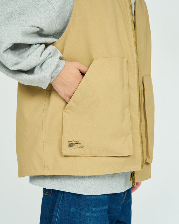 FreshService / Boa Lined Duck Vest - Beige