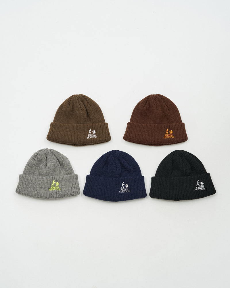Fresh Service / THERMAL RIB KNIT WATCH CAP - NAVY