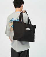 Fresh Service / UTILITY CANVAS TOTE "FE MONOGRAM"  - Black