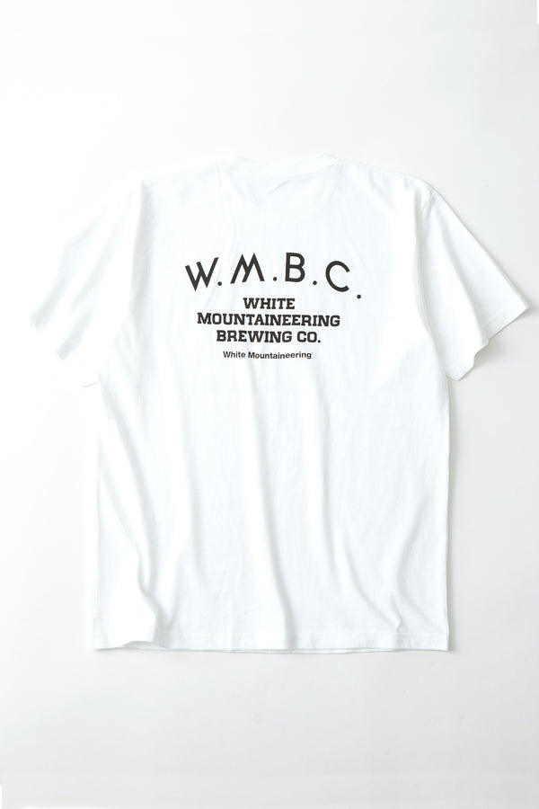 White Mountaineering / "BEER" Embroidery T-Shirt-White