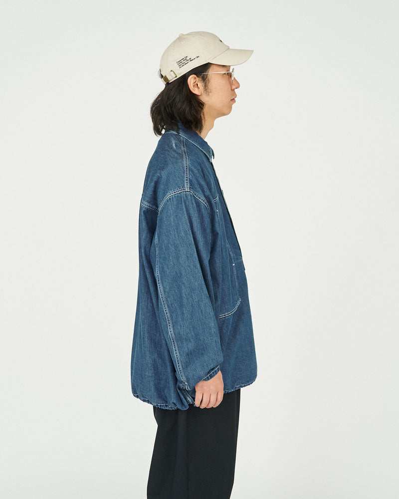 Fresh Service / Denim Pullover Shirt - Fade Indigo