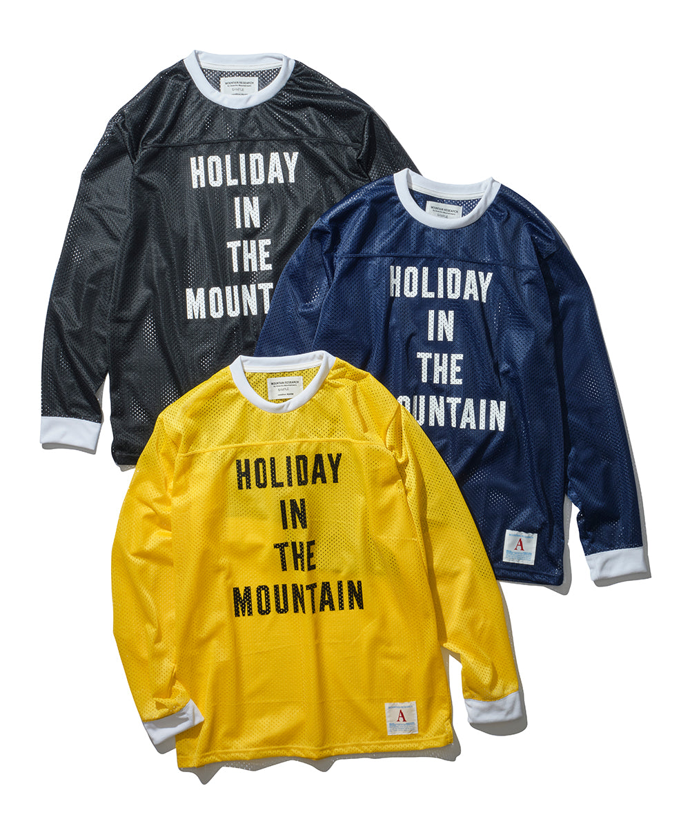 マウンテンリサーチMOUNTAIN RESEARCH MESH GAME TEE Mountain Research / Mesh Game Tee - Black – redtriangle