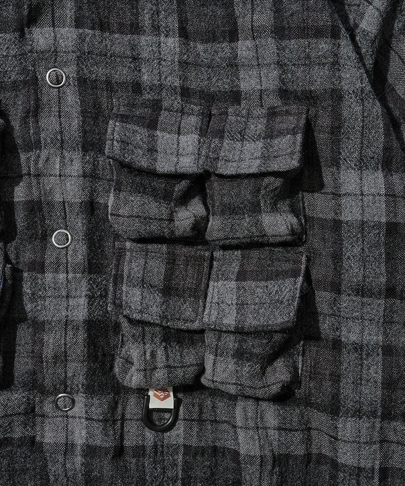 Mountain Research / Phishing PKT Shirt - C,Gray