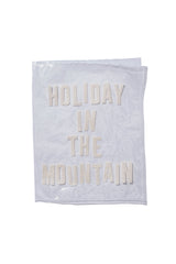 Mountain Research /Felt Patch - White