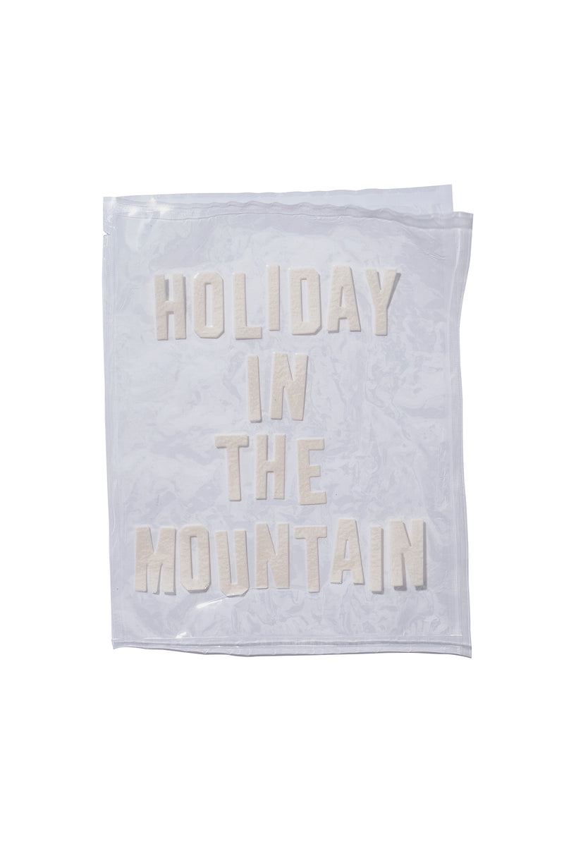 Mountain Research /Felt Patch - White