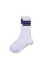Fresh Service / 2-Pack Multi Stripe Socks - Blue×Navy