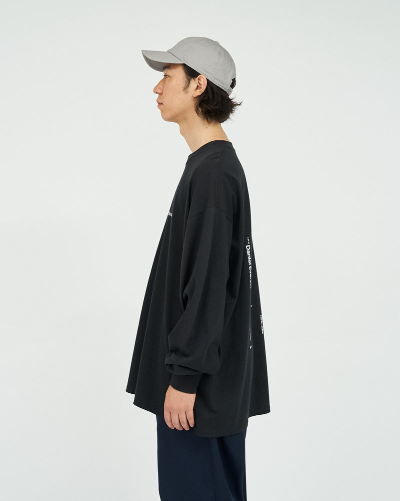 Fresh Service / AS×FS CORPORATE L/S TEE “BOOK STACK” - BLACK