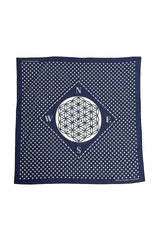 Down On The Corner / BIG GAUZE BANDANNA - Flower of Peace