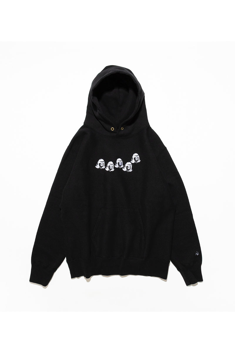 TACOMA FUJI RECORDS / Multi Logo (embroidery) HOODIE