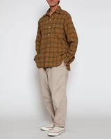 CORONA / W.C.W SHIRT PULLOVER / Khaki × Green