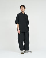 Fresh Service /  DRY PIQUE JERSEY POLO "DISPATCH" - Black