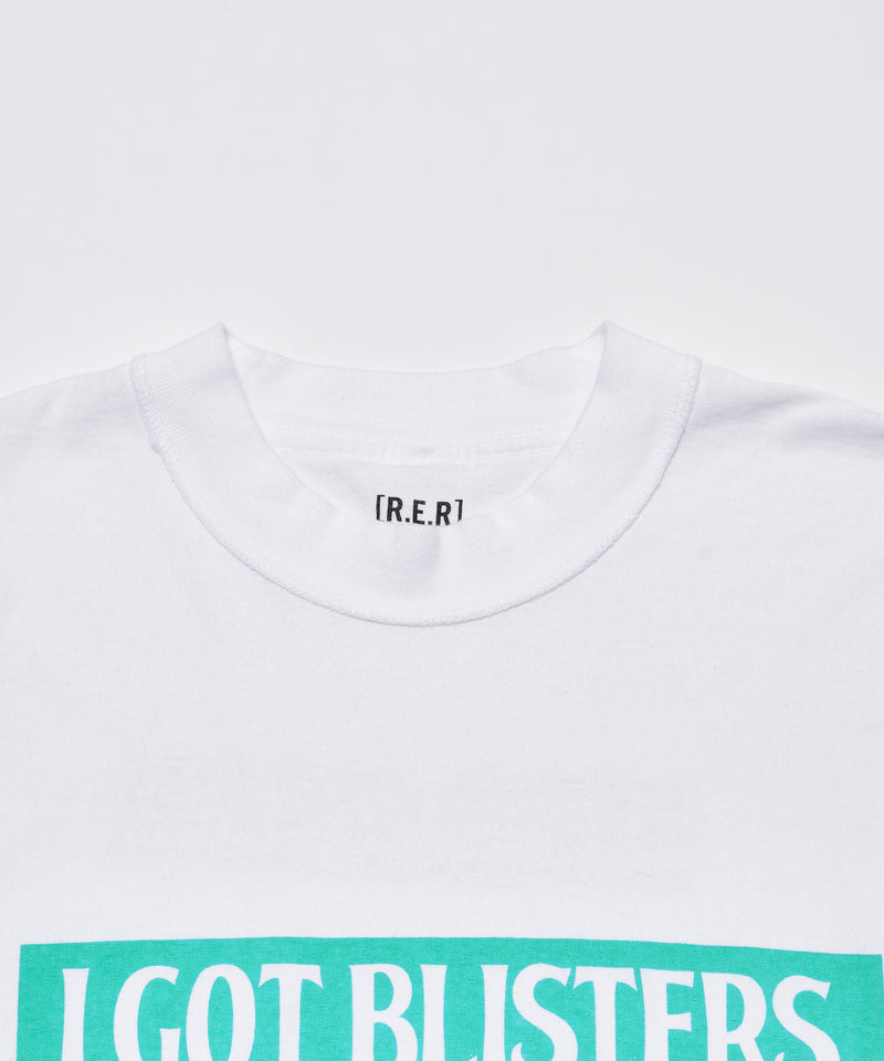 Riding Equipment Research / Logo Tee (MINE) - RER190/White*T.BLUE