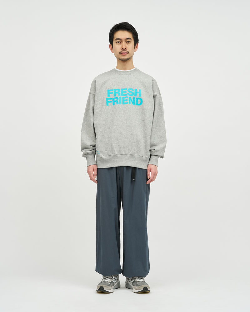 Fresh Service / FRIEND EDITIONS LIGHT OZ CREW NECK SWEAT - H.GRAY