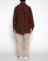 CORONA / W.C.W SHIRT PULLOVER / Red × Green
